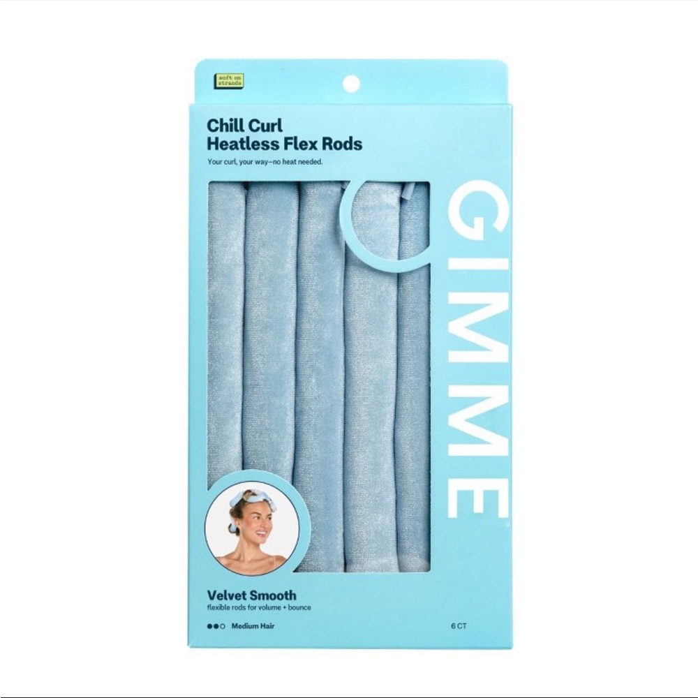 Gimme Beauty Chill Curl Heatless Flex Curling Rods